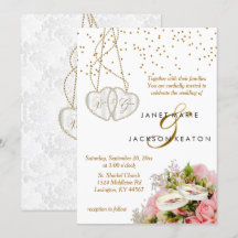 Pink Rose Floral Wedding