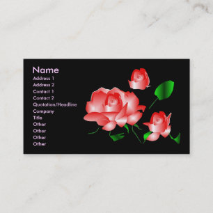 "Pink Rose Florist I" Profile Card