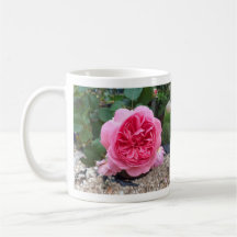 Pink Rose Flower Floral Botanical Gardeners Mug