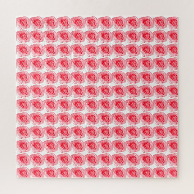 Pink Rose Flower Jigsaw Puzzle (Vertical)