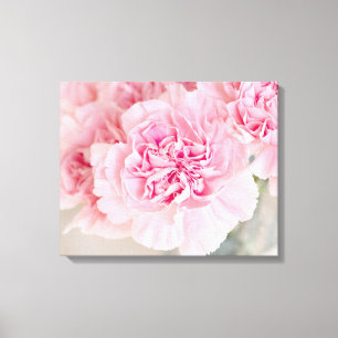 Pink Rose Flowers Canvas Print
