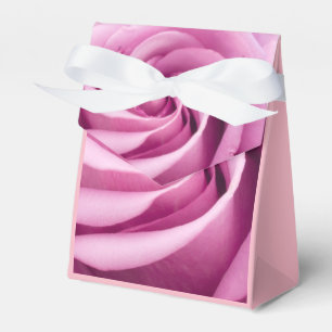 Pink Rose Folded to Perfection Favor Box