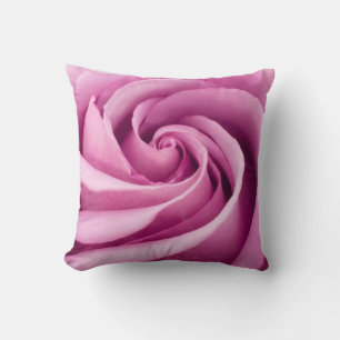 Pink Rose Folded To Perfection - Pillow