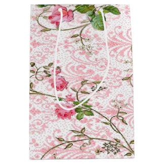 Pink Rose Gift Bag