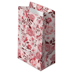 Pink Rose Gift Bags