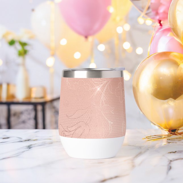 Pink Rose Glam Lace Wedding (Bachelor Party)