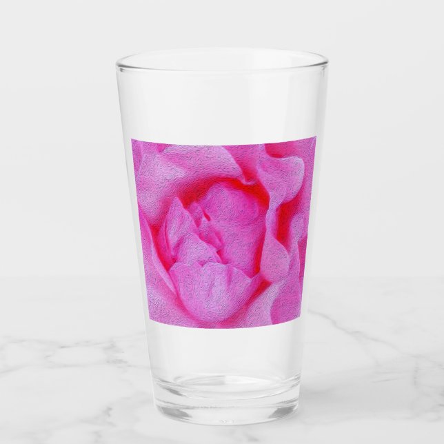 pink rose glass (Front)