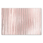Pink Rose Gold Blush Metallic Silver Strokes Lines