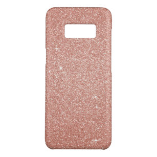 Pink Rose Gold Glitter and Sparkle Bling Case-Mate Samsung Galaxy S8 Case