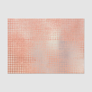 Pink Rose Gold Metallic Blush Peach Coral Tissue Paper