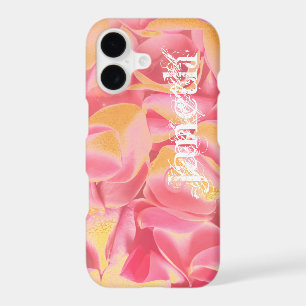 Pink Rose Gold Name Pretty Girly Modern Elegant