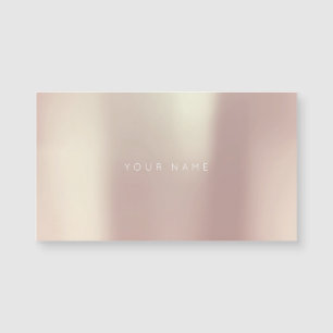 Pink Rose Gold Powder Metallic Pearly Minimal