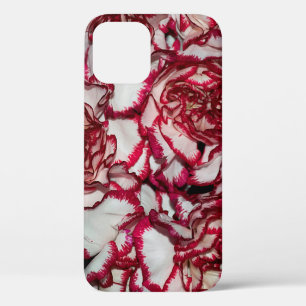 Pink rose gold square mosaic tiles for texture bac iPhone 12 case