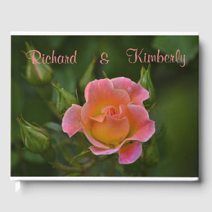 Pink Rose Guest Book