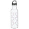 Pink Rose Heart Wreath Water Bottle