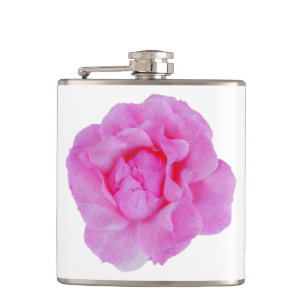 pink rose hip flask