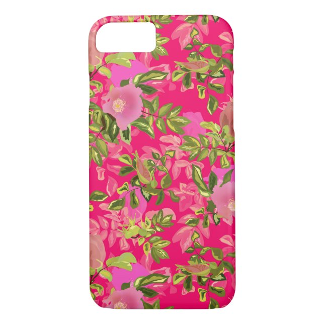 Pink rose hip , pink wild rose hip Case-Mate iPhone case (Back)