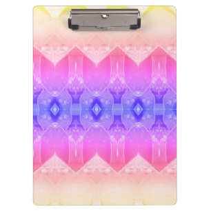Pink Rose Ikat Too Pouf Ipanema Clipboard