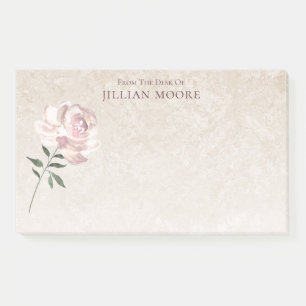 Pink Rose In Bloom Post-it Notes