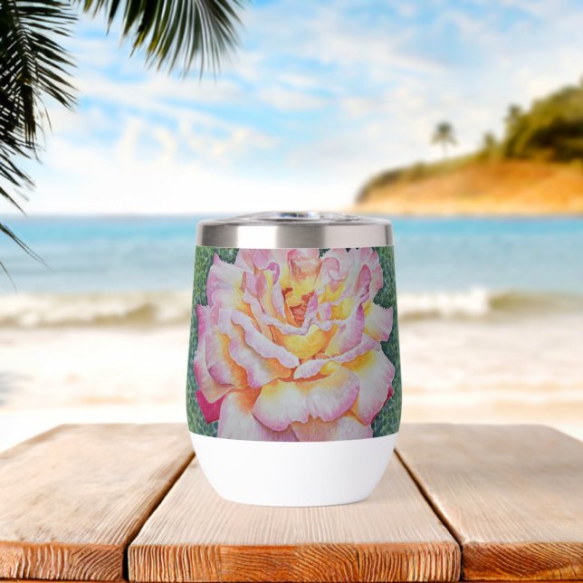 Pink Rose in Spring (Beach (Rotated))