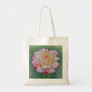 Pink Rose in Spring Tote Bag