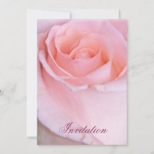 Pink Rose_ Invitation