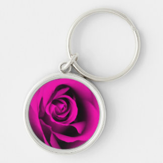 Pink Rose Key Chain