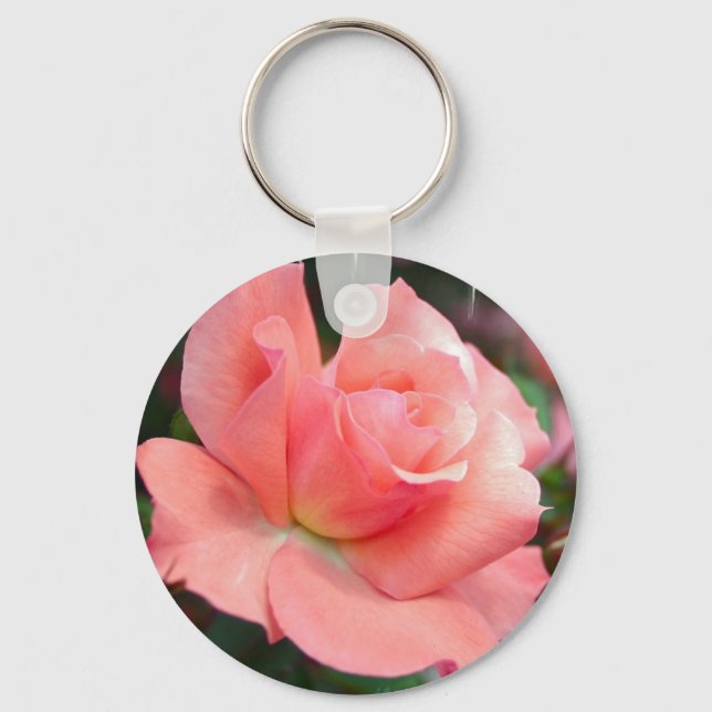 Pink Rose Keychain (Front)