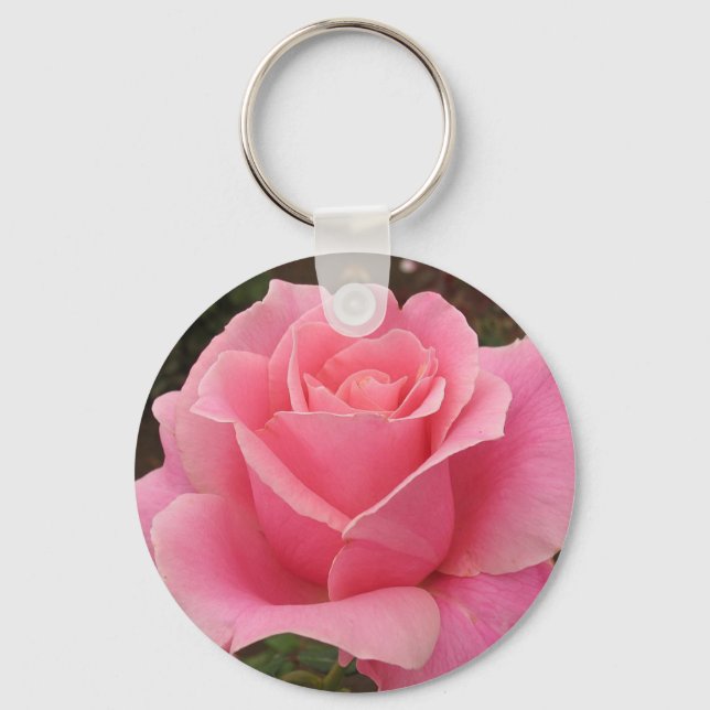 Pink Rose Keychain (Front)