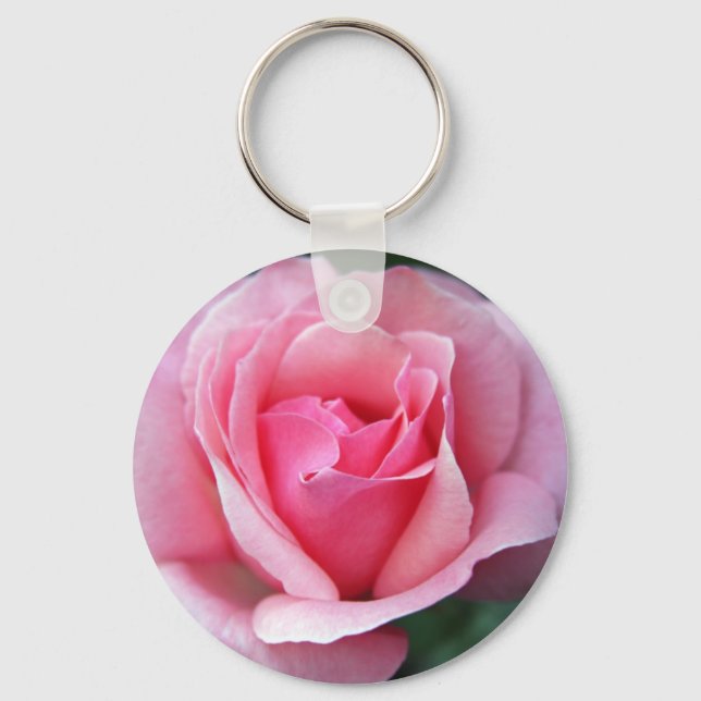 Pink Rose Keychain (Front)