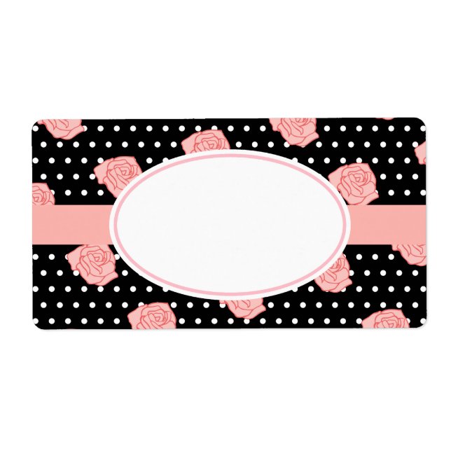 Pink Rose Labels (Front)