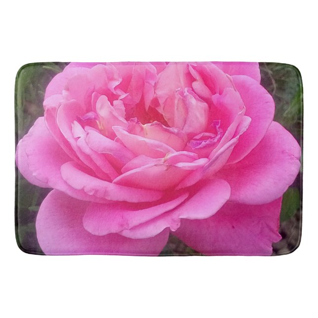 Pink Rose 'Leonardo Da Vinci'   Bath Mat (Front)