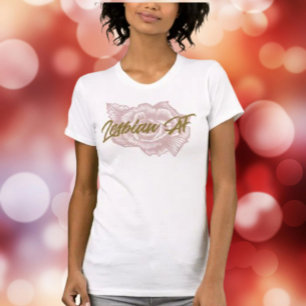 Pink Rose Lesbian AF T-Shirt