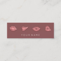 Pink Rose Lip Nurse Cosmetic Injector QrCode Logo 
