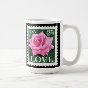 Pink Rose Love Coffee Mug