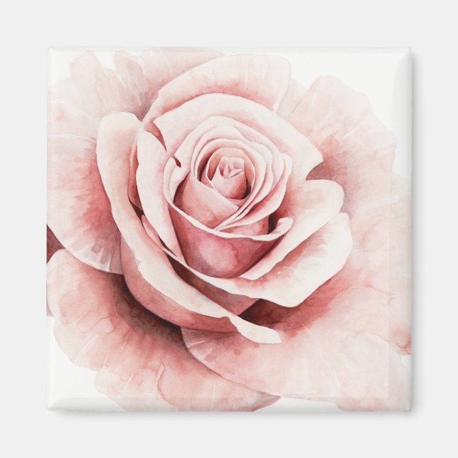 Pink Rose Magnet (Front)