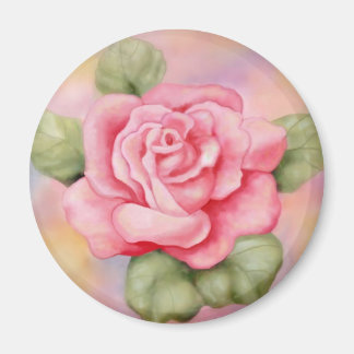 Pink Rose Magnet