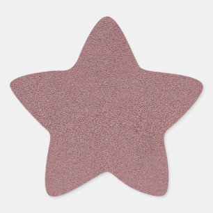 Pink Rose Mess Star Sticker