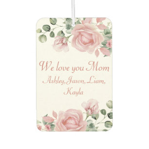 Pink Rose Mother Day Air Freshener