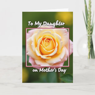 Pink Rose Mothers Love Card