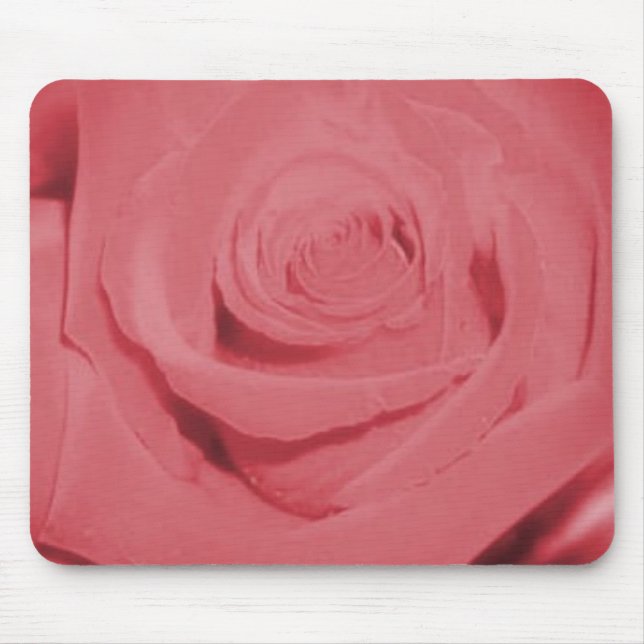 Pink Rose Mouse Pad (Front)