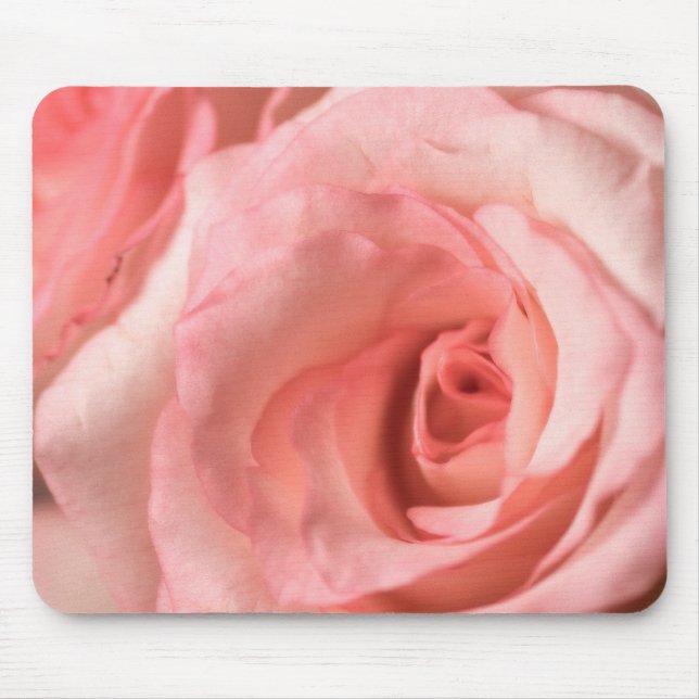 Pink Rose Mouse Pad (Front)
