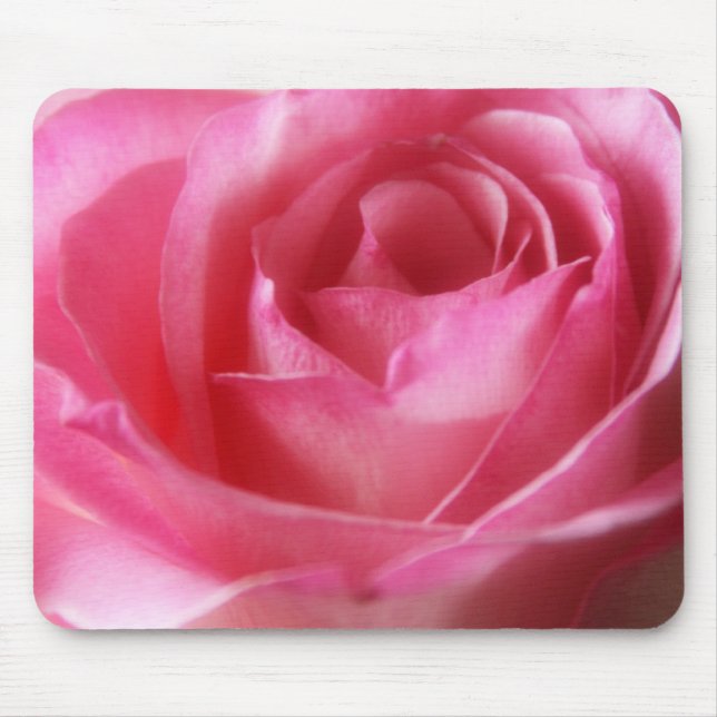 Pink Rose Mousepad (Front)