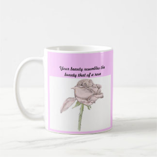 Pink Rose Mug