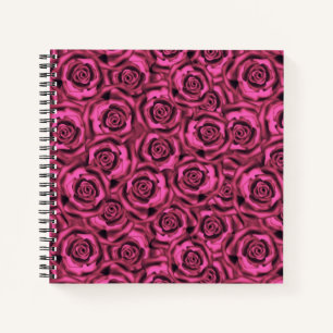 Pink rose notebook