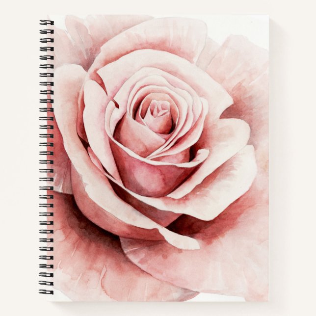 Pink Rose Notebook (Front)