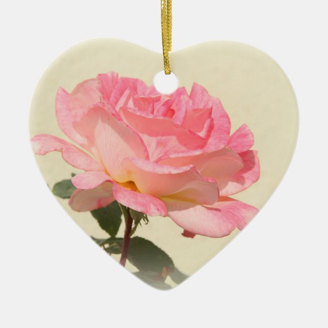 Pink Rose Ornament (Front)