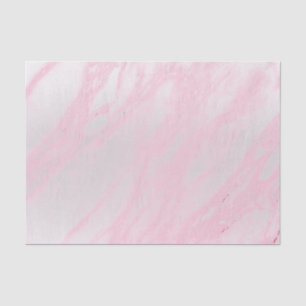 Pink Rose Pastel Blush Metallic Marble Grey Silver Tissue Paper