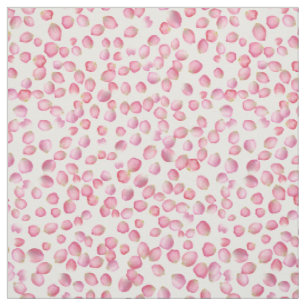 Pink rose petals fabric