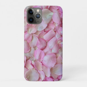 Pink Rose Petals Pattern iPhone 11 Pro Case